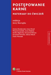 Okładka książki Postępowanie karne