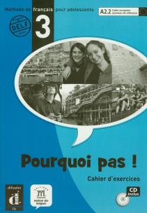 Okładka książki Pourquoi pas 3 cahier d'exercises z płytą CD