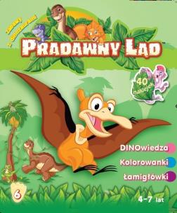 Okładka książki Pradawny Ląd 06 - Zabawy z dinozaurami