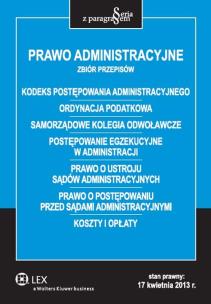 Okładka książki Prawo administracyjne