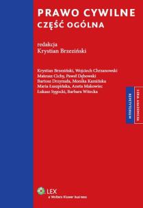 Okładka książki Prawo cywilne Część ogólna
