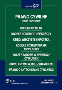 Okładka książki Prawo cywilne Zbiór przepisów