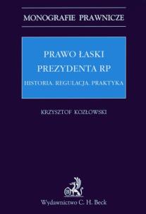 Okładka książki Prawo łaski Prezydenta RP