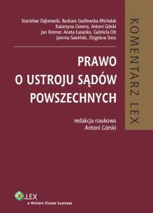 Okładka książki Prawo o ustroju sądów powszechnych Komentarz