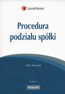 Okładka książki Procedura podziału spółki