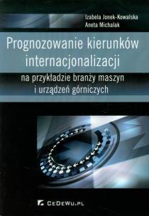 Okładka książki Prognozowanie kierunków internacjonalizacji
