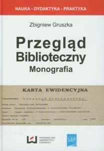 Okładka książki Przegląd biblioteczny – monografia
