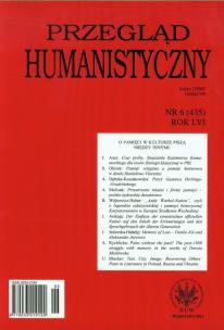 Opakowanie Przegląd Humanistyczny 6/2013