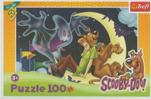 Okładka książki Puzzle 100 Scooby, Kudłaty i wesoły duszek TREFL