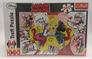 Okładka książki Puzzle 260 Najlepsze przyjaciółki - Minnie i Daisy
