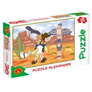 Opakowanie Puzzle 30 - Bolek i Lolek. Dziki zachód ALEX