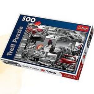 Okładka książki Puzzle 500 Havana - kolaż TREFL