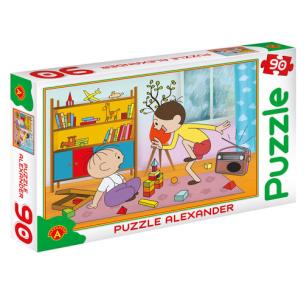 Opakowanie Puzzle 90 - Bolek i Lolek. Taniec ALEX