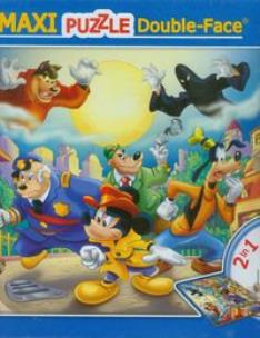 Opakowanie Puzzle dwustronne Maxi 150 Disney Mickey Mouse i Goofy