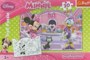 Okładka książki Puzzle Maxi 30 Przygody Minnie TREFL