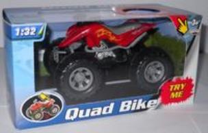 Opakowanie Quad z dźwiękiem czerwony 1:32