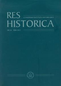 Opakowanie Res Historica 34