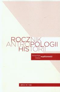 Opakowanie Rocznik antropologii historii 2012/II/1(2)