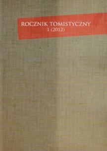 Opakowanie Rocznik Tomistyczny 1 2012