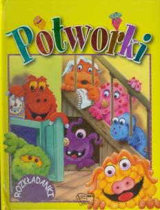 Okładka książki Rozkładanki Potworki ARTI