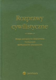 Opakowanie Rozprawy cywilistyczne Księga pamiątkowa