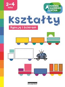 Okładka książki Rysuję i ścieram. Kształty