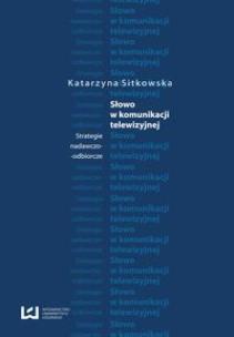 Okładka książki Słowo w komunikacji telewizyjnej
