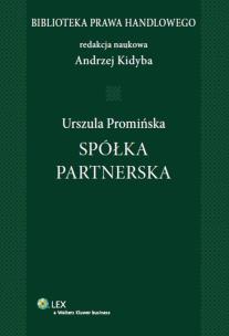 Okładka książki Spółka partnerska
