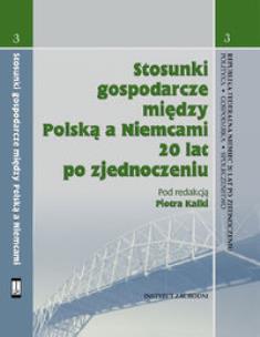 Opakowanie Stosunki gospodarcze między Polską a Niemcami 20 lat po zjednoczeniu