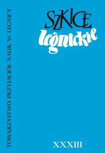 Opakowanie Szkice Legnickie XXXIII