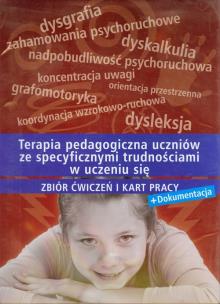Okładka książki Terapia pedagogiczna uczniów ze specyficznymi trudnościami w uczeniu się + dokumentacja