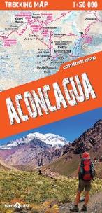 Okładka książki Trekking map Aconcagua 1:50 000