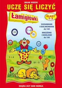 Okładka książki Uczę się liczyć klasy 1-3. Łamigłówki