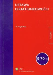 Okładka książki Ustawa o rachunkowości