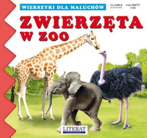 Okładka książki Wierszyki Zwierzęta w zoo