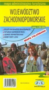 Opakowanie Województwo Zachodniopomorskie mapa administracyjno-turystyczna