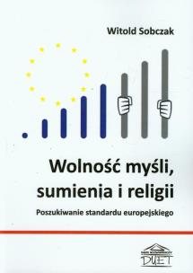 Okładka książki Wolność myśli sumienia i religii
