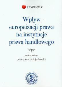 Opakowanie Wpływ europeizacji prawa na instytucje prawa handlowego
