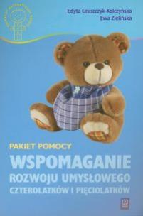 Okładka książki Wspomaganie rozw. umysłowego 4-latków.mat pom.WSiP