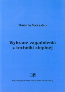 Okładka książki Wybrane zagadnienia z techniki cieplnej