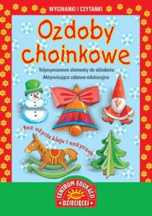 Okładka książki Wycinanki i czytanki. Ozdoby choinkowe