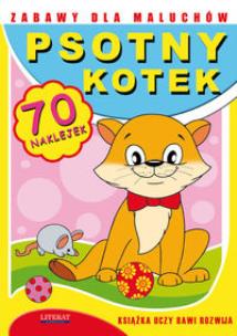 Okładka książki Zabawy dla maluchów - Psotny kotek