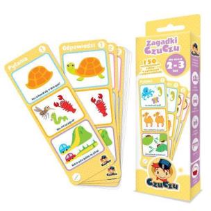 Okładka książki Zagadki CzuCzu dla dzieci 2-3 lat