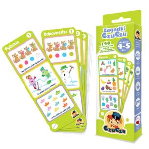 Okładka książki Zagadki CzuCzu dla dzieci 4-5 lat