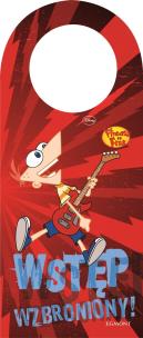 Okładka książki Zawieszka na drzwi. Fineasz i Ferb