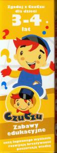 Okładka książki Zgaduj z Czu Czu dla dzieci 3-4 lat