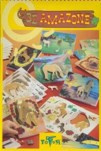 Opakowanie 3D Amazone. Kartki z końmi