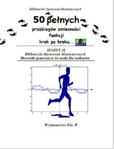 Okładka książki 50 pełnych przebiegów zmienności funkcji