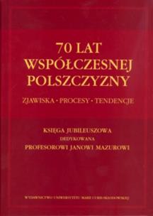 Opakowanie 70 lat współczesnej polszczyzny