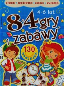 Okładka książki 84 gry i zabawy